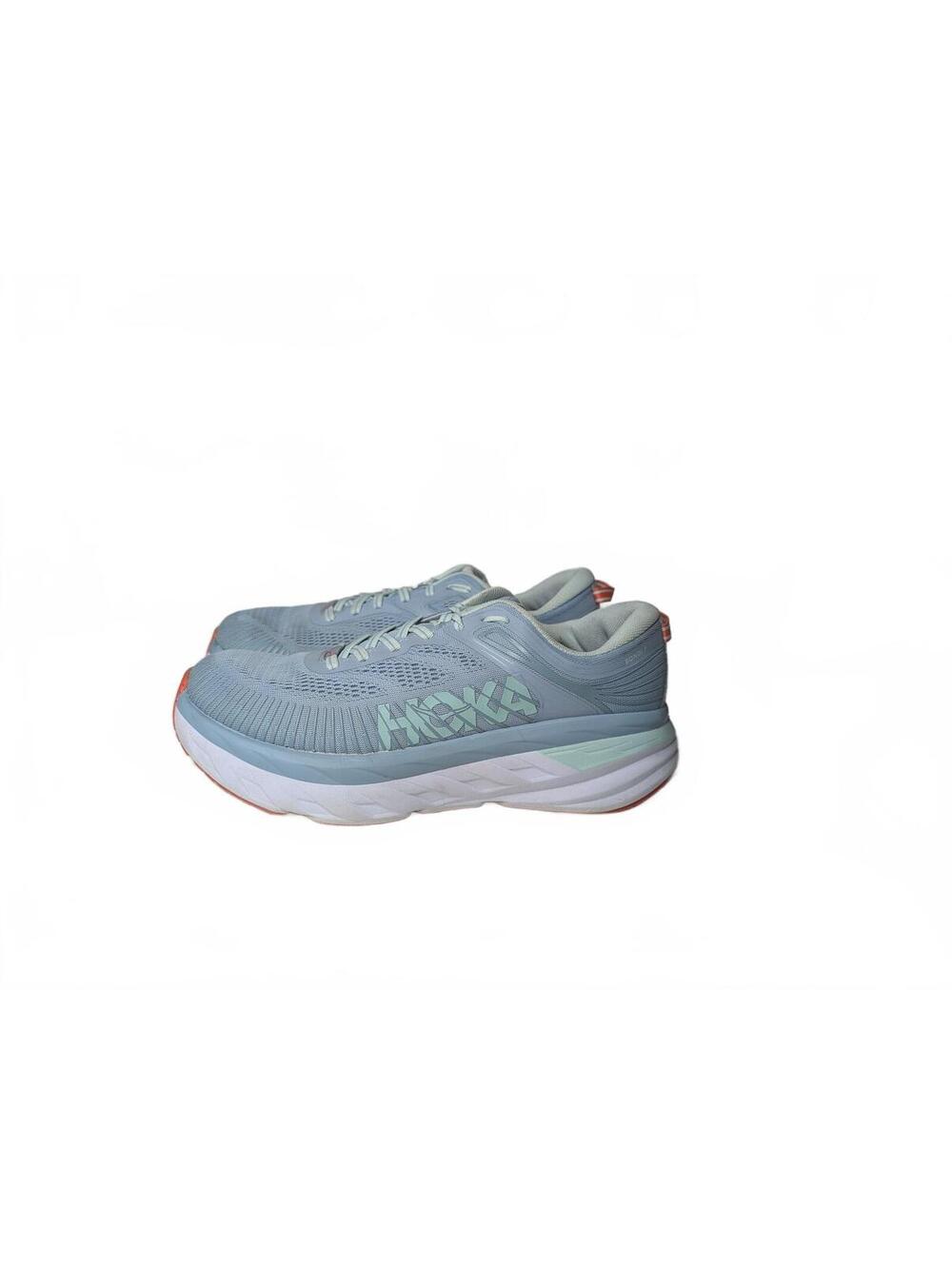 Hoka One Women's Bondi 7 Running Shoes Blue Fog/Blue Glass Size 9.5D